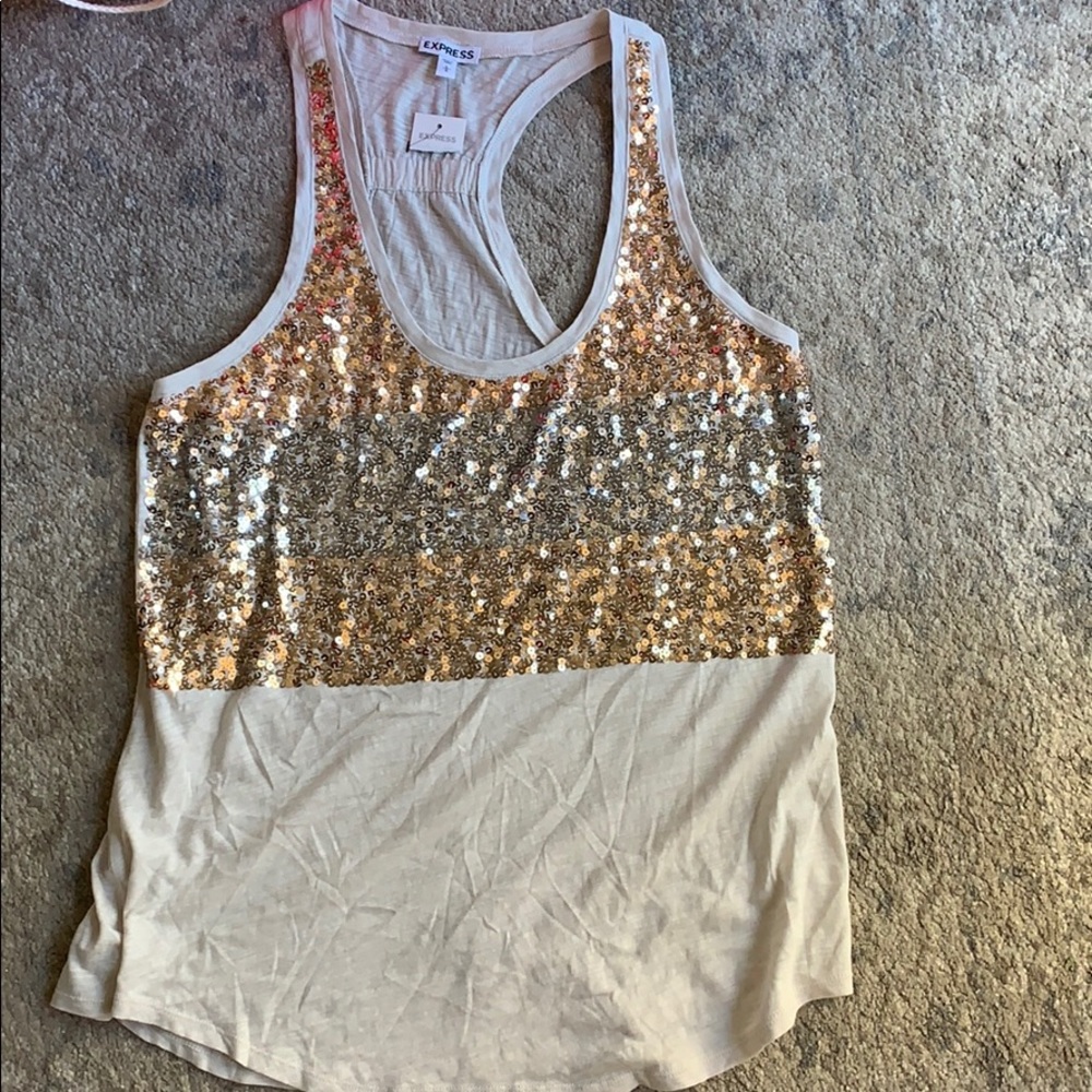 Express tank top new with tags size large